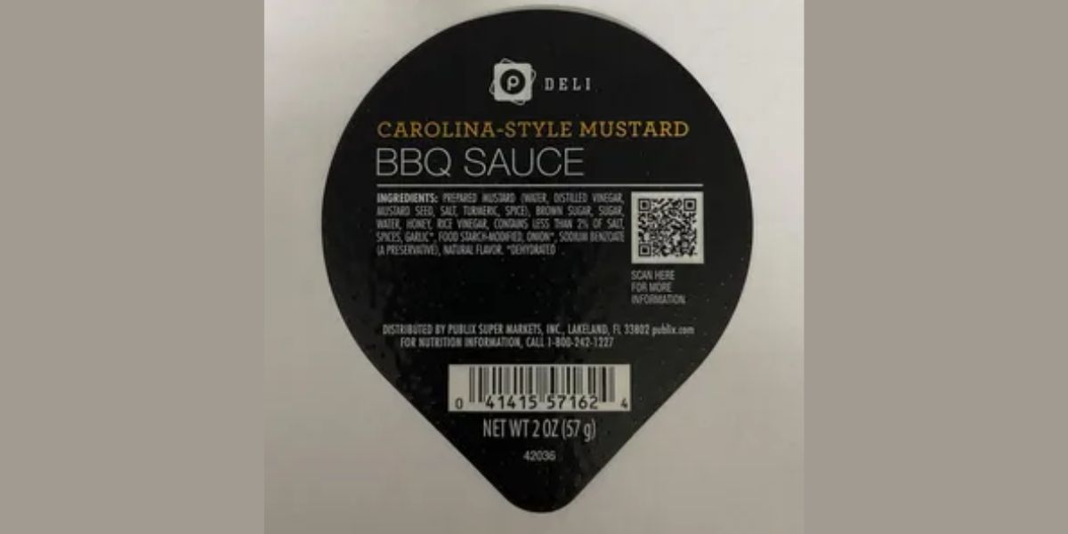 Alabama Food Recall BBQ Sauce Recalled From Publix Due To Undeclared