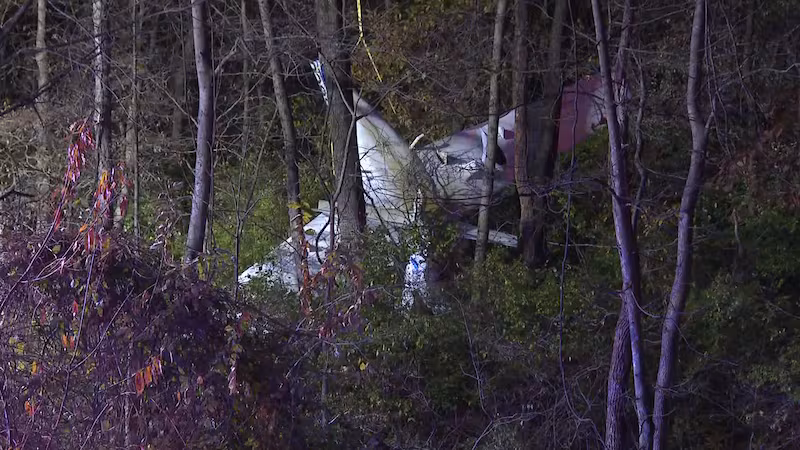 Small Plane Crash-Lands Into Trees in Chesterfield; Both Occupants Unharmed